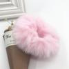 Anillo de pelo de imitación de pelo de conejo transfronterizo color sólido bola de felpa cuerda para el pelo bola de felpa goma elástica cos suave lindo lolita puesto emocionante