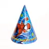 Nuevo Set de Fiesta Temática de Spider-Man Vasos de Papel Desechables Platos de Papel Cubiertos Vajilla Decoración de Cumpleaños Infantil