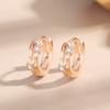 Brincos de Prata Esterlina S925 de Camada Dupla de Alto Padrão para Mulheres, Estilo Luxo Leve, Exquisitos e Versáteis, Brincos estilo Celebridade da Internet, Prata Pura