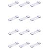 Persianas Verticales 89mm Clips Metálicos Simples Persianas Verticales Blancas Clips Colgantes de Repuesto Accesorios