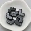 Acessórios DIY acrílico cor sólida moldura pixel coração furo reto coração oco corrente para celular contas