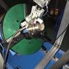 Posicionador CNC de pantalla táctil para pistola de caída automática, posicionador inteligente de soldadura de costura circular, indexador