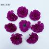 Cabeza de flor artificial de clavel de 5 cm, flor para diadema de bricolaje, tocado, horquilla, flor para el cabello, diadema, material para birrete, flor falsa, flor decorativa hecha a mano
