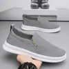 Zapatos de Lona para Primavera y Verano, Zapatos Planos Casuales Transpirables, Zapatos Versátiles para el Trabajo, Zapatos Perezosos Sin Cordones, Zapatos de Tela Old Beijing