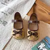 Sapatos de menina, sapatos de princesa para crianças, nova coleção outono 2026, sapatos de couro de bolinhas doces e estilosos, sapatos Mary Jane, sapatilhas estilo francês