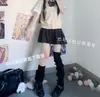 Calcetines Holgados de Punto Lolita Estilo Japonés Calcetines Jk Extendidos hasta la Pantorrilla Calcetines Moldeadores de Piernas Cubrepiernas Adelgazantes