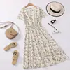 Gran Venta de Liquidación Ropa para Madres del Sudeste Asiático, Faldas Largas Florales para Mediana Edad y Mayores, Vestidos Ajustados Estilo Coreano, Faldas de Playa de Cintura Alta