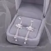 Brincos Espirais com Borla de Lótus para Mulheres 2024 Novo Tendência Luxo Leve Design de Nicho Brincos de Flor para Mulheres
