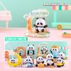 Bonito adorável pet fruit lai panda flor diária caixa cega boneca enfeites de mesa resina artesanato vendas diretas da fábrica