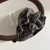 Grampo Banana Estilo Coreano Simples e de Alta Qualidade com Estampa de Leopardo, Presilha Vertical para Rabo de Cavalo, Acessório de Cabelo com Garra Grande, Aumenta o Volume do Cabelo