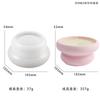 Molde de silicona para velas de bricolaje Zhongcheng con doble aro, molde para velas, molde para adornos de aromaterapia de yeso.