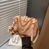Bolso de Cadena Acolchado Cilíndrico Estilo Chanel, Bolso Pequeño de Diseño Nicho, Nuevo Bolso de Moda para Mujer 2026, Bolso de Hombro Único Cruzado