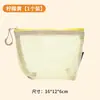 Bolsa de Armazenamento Triangular 3D Dopamine de Grande Capacidade Portátil para Mulheres, Bolsa de Rede para Maquiagem e Batom