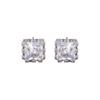 Novo Design Simples Micro-incrustado Zircon Brincos Quadrados Feminino Estilo Coreano Moda Ins Trendy Sugar Brincos Source Factory