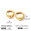 Brincos de ouro 18K com zircônia estilo luxo leve europeu e americano, tarraxas de aço inoxidável de alta qualidade, acessórios de ouvido versáteis e estilosos atacado