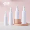 Botella con Bomba Redonda para Loción, Botella Plástica Vacía, Botella de Relleno para Champú, Gel de Ducha, Gel Antibacterial para Manos, Botella Cuadrada de Repuesto para Cosméticos