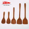 Espátula de Madeira para Asa de Frango, Espátula de Arroz, Espátula de Madeira Antiaderente Sem Pintura com Cabo Estendido, Fabricante de Espátulas de Cozinha