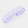 Cepillo para polvo de uñas sin pelusa cepillo barrer polvo pelo duro pequeño cepillo de cuerno juego de herramientas especial para salón de uñas