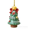 Navidad Transfronteriza Acrílico Plano Lindo Animal Elefante Decoraciones Colgante para Árbol de Navidad