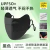 Mascarilla de protección solar media cara malla transpirable media cara seda de hielo enfriamiento facekini ciclismo mujeres protección solar exterior anti-UV