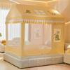 2025 Castelo Novo Modelo Classe A Cortina Blackout Infantil Mosquiteiro de Três Portas para Cama de Quarto em Casa Antiderrapante 1,8m