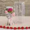Flores Tejidas a Mano Clavel Tejido Flor de Lana Tejida Rosa Caja de Regalo Día de la Madre Flor Terminada Regalo