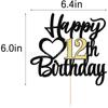 Decoração Digital para Bolo de Coração Inserts Suprimentos para Festa Toppers para Bolo de Aniversário Bandeirinhas de Confeitaria Decorações Fabricante