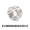 Adaptador Roscado de Acero Inoxidable Reductor Doble Rosca Macho Extensión Directa de 1/4 de Pulgada a 3/8 de Pulgada, 1/2 Pulgada, 3/4 de Pulgada a 1 Pulgada Accesorios para Tuberías de Agua