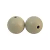 Cuentas de Silicona de 15 mm, Redondas para Pulsera de Abalorios DIY, Llavero, Accesorios para Joyería, Cuentas Sueltas al por Mayor en Stock