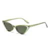 Gafas de Sol de Moda Europeas y Americanas Montura Pequeña Estilo Ojo de Gato Tendencia para Hombres y Mujeres Gafas de Sol Individuales con Pajarita Protección UV