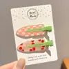 Pinza para el pelo de pez de dibujos animados para niñas, Pasador de alta gama, Pinza lateral colorida dulce y linda para bebés, Accesorio para el pelo
