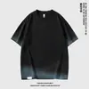 Roupas Versáteis Masculinas Novas Camisetas de Verão Manga Curta Simples Soltas Marca Tendência Casual Gola Redonda Berlin Preto