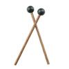 Baquetas Aireadas, Mazas para Tambor de Lengua de Acero, Tambor Lotus Sin Preocupaciones, Baquetas de Marimba, Baquetas para Teclado, Baquetas de Cabeza de Goma Suave, Par de Baquetas