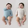 Macacão para Bebê Recém-Nascido Estilo Primavera e Outono, Roupa de Peça Única para Bebê, Macacão Triângulo para Bebê Recém-Nascido Primavera e Outono