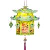 Festival de Mediados de Otoño Linterna Personalizada Mascota Luminosa Bolso Estilo Antiguo Linterna de Palacio Niños Hecha a Mano PP Conejo Linterna de PVC Linterna