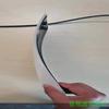 Vidrio de borosilicato resistente a altas temperaturas 450 grados vidrio curvado de radio pequeño para chimenea de gas estufa para asar pato vidrio curvado