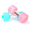 PONY Japón importado plástico llenado de agua llenado de agua para mujer equipo de fitness con mancuernas adelgazante modelado corporal mancuerna