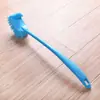 Juego de cepillo para inodoro de baño cepillo para inodoro de cerdas suaves con base cepillo para inodoro mango largo cepillo de limpieza fabricantes al por mayor