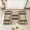 Alfombrilla de suelo de tierra de diatomeas estilo nórdico, alfombrilla absorbente para baño, felpudo antideslizante para entrada de baño, felpudo para entrada