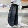 Jeans Scimitar para Niños Jóvenes Primavera y Otoño 2026 Nuevo Estilo para Niños Mayores Atuendo de Otoño Pantalones de Niño Geniales y Modernos