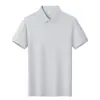 Camisa polo con logo personalizado, color liso, cuello camisero, ropa de trabajo de manga corta para negocios, amigable con la piel, transpirable, suave y cómoda, camisa de verano