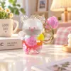 Chaveiro Urso Graffiti Líquido Pingente de Chave de Carro Decoração Criativa para Bolsa de Presente Fofo Graffiti Líquido