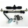 Perfil de Aluminio Moto Eléctrica de Cuatro Ruedas Accesorios de Karting Engranaje de Dirección de Aluminio Columna de Dirección Volante Junta Universal Barra de Dirección