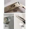Adesivo de Parede de Vidro Estilo Simples DIY Autoadesivo Padrão Geométrico Lente Decorativa Mosaico de Lente Decoração de Parede Suspensão Tira Decorativa