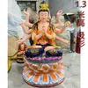 Estatua de Doom Yuanjun de 1 m Doujin Minjun Resina Fibra de Vidrio Estatua de Buda Adoración en Templo 1,46 m 1,8 m