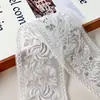 Malla Blanca Lentejuelas Bordado Encaje Patrón Exquisito Ropa Aplicable a Múltiples Escenarios Chaqueta para el Hogar Accesorios Decorativos