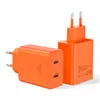 Nuevo modelo transfronterizo adecuado para iPhone 16, cargador GaN de 45W, cargador de estándar europeo, carga rápida dual-C, venta al por mayor de fábrica