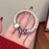 Nova Coleção Coreana de Scrunchies Plissados de Renda com um Toque de Luxo, Acessório de Prendedor de Cabelo Simples e Moderno com um Toque de Elegância