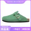 Un Par de Zapatos Birkenstock Personalizados de Aire Caliente para Mujer 2025 Primavera Nuevos Retro Casual Pantuflas Exteriores Versátiles Medias Pantuflas