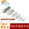 Cabo de Aço Zhuoyang Grampo Duplo Aço Inoxidável 304 Mordente para Cabo de Aço Série Completa